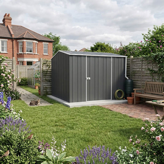 Garden Sheds Large Shed 2.45m x 2.8m x 2.08m Gable Roof