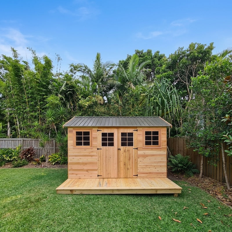 STILLA 3.64 x 2.53 x 2.55m Willow Cedar Shed