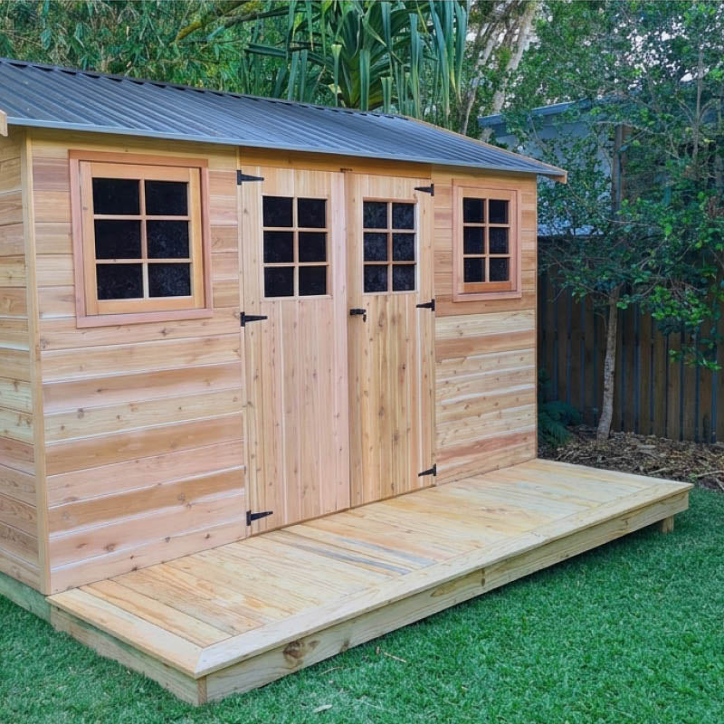 STILLA 3.64 x 2.53 x 2.55m Willow Cedar Shed