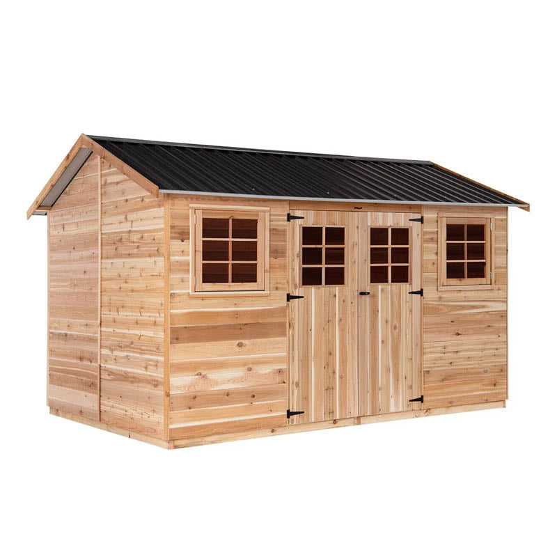 STILLA 3.64 x 2.53 x 2.55m Willow Cedar Shed