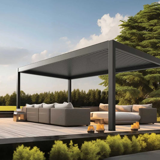 Skyline Heavy Duty 3.5m Louvred Pergola SKU712