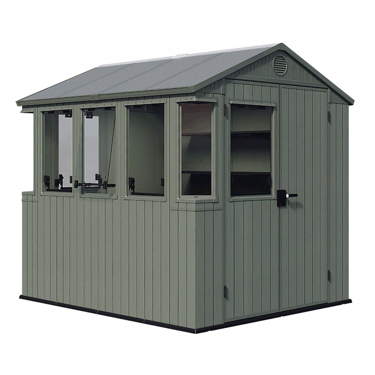 Keter Working-Potting Shed 6x8 Wood Green SKU706