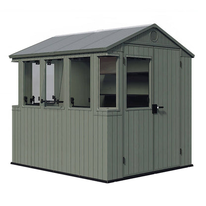 Keter Working-Potting Shed 6x8 Wood Green SKU706