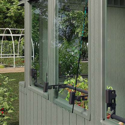 Keter Working-Potting Shed 6x8 Wood Green SKU706